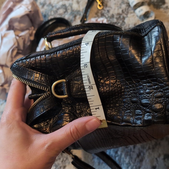 Brahmin Vintage Like New Crandall Doctors Dark Brown Black Tomago - Picture 15 of 16